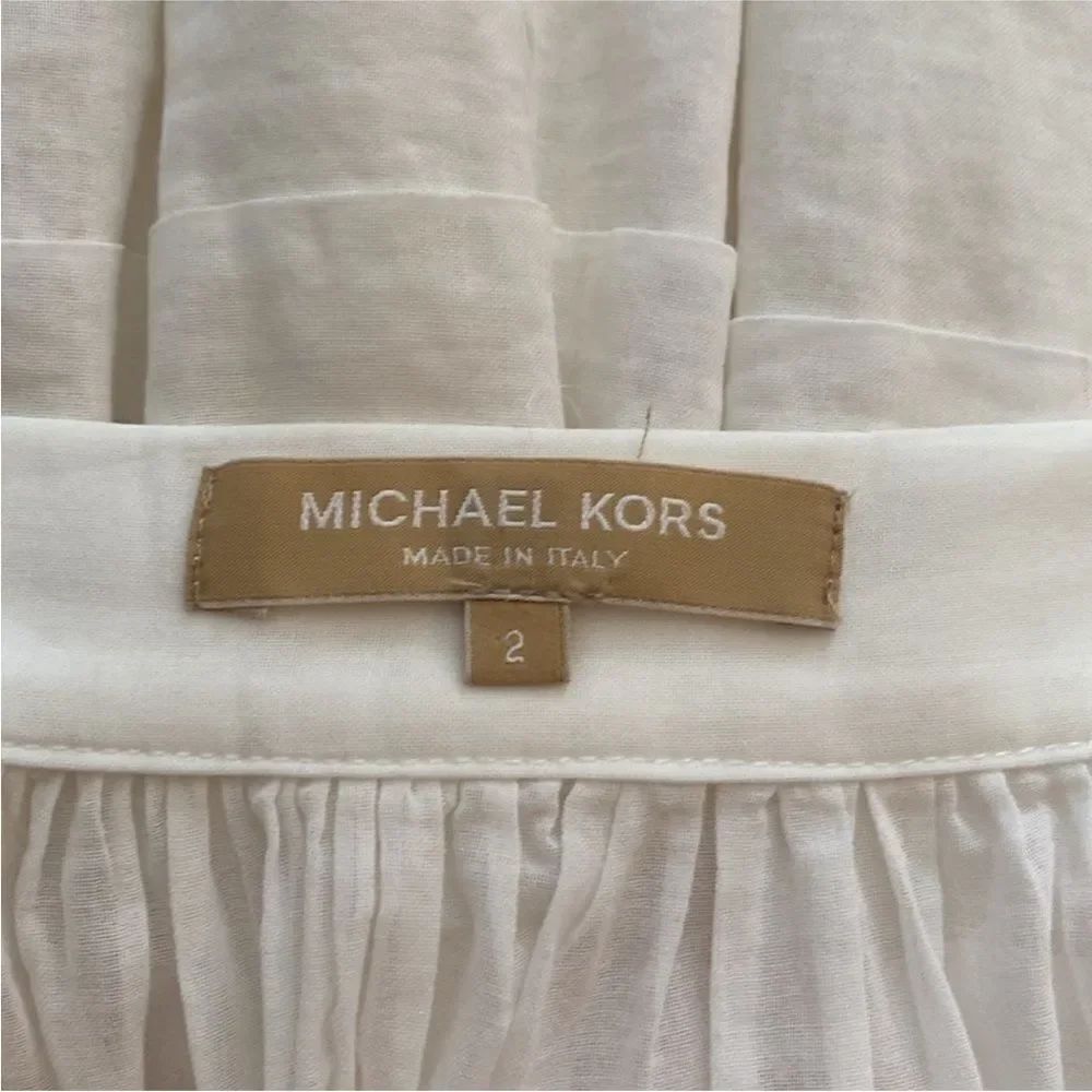 Michael Kors Collection silk tiered mini skirt, US2 - Picture 8 of 9